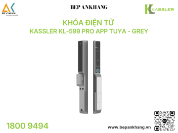 Khóa điện tử Kassler KL-599 PRO App Tuya - Grey